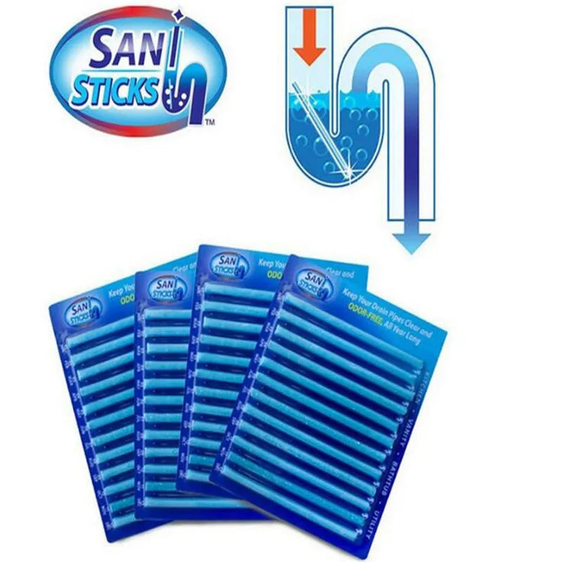 Bâtons de Décontamination Sani-Sticks pour un Drainage sans Tracas